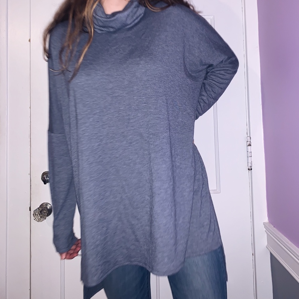 Oversized Sweatshirt Turtleneck